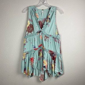 Free People Haze Floral Print Tunic